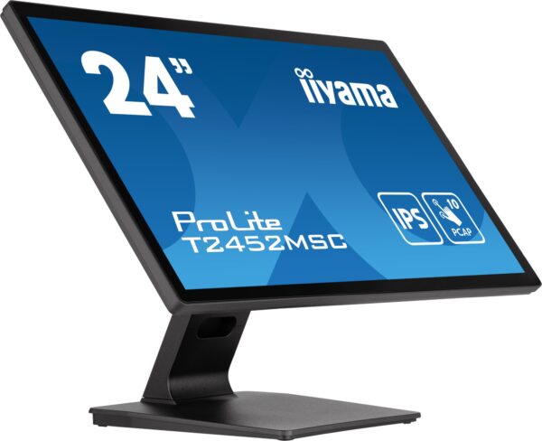 ProLite T2452MSC-B1 pantalla para PC 60,5 cm (23.8") 1920 x 1080 Pixeles Full HD LCD Pantalla táctil Multi-usuario Negro