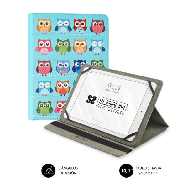 Funda Tablet Universal TRENDY CASE OWLS 10.1"