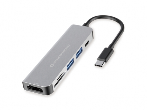 DONN02G base para portátil y replicador de puertos USB 3.2 Gen 1 (3.1 Gen 1) Type-C Aluminio