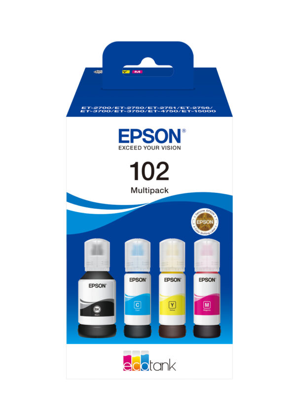 102 EcoTank 4-colour Multipack
