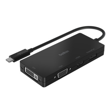 AVC003BTBK base para portátil y replicador de puertos Alámbrico USB 3.2 Gen 1 (3.1 Gen 1) Type-C Negro
