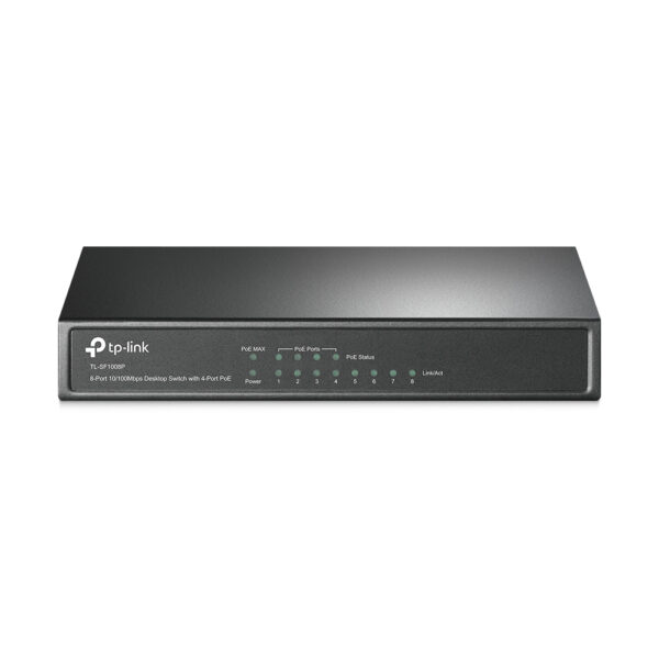 TL-SF1008P switch No administrado Fast Ethernet (10/100) Energía sobre Ethernet (PoE) Oliva