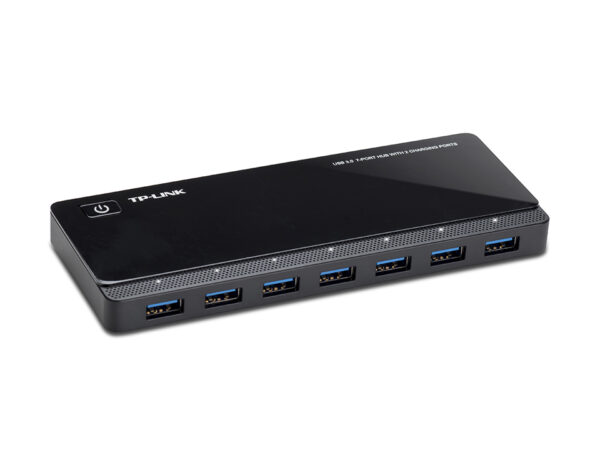 UH720 hub de interfaz USB 3.2 Gen 1 (3.1 Gen 1) Micro-B 5000 Mbit/s Negro