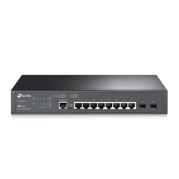 JetStream TL-SG3210 switch Gestionado L2/L3 Gigabit Ethernet (10/100/1000) 1U Negro
