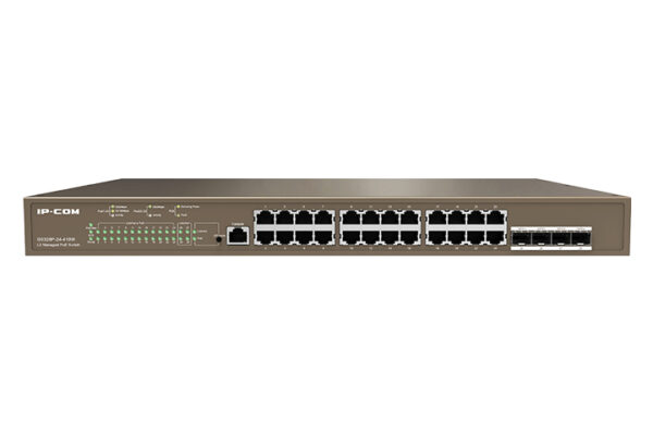G5328P-24-410W switch Gestionado L3 Gigabit Ethernet (10/100/1000) Energía sobre Ethernet (PoE) 1U Negro