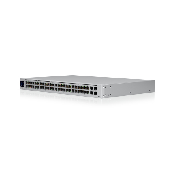 UniFi USW-48-POE switch Gestionado L2 Gigabit Ethernet (10/100/1000) Energía sobre Ethernet (PoE) 1U Acero inoxidable