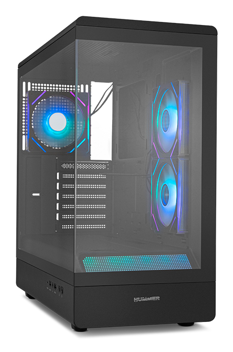 Hummer NXHUMMERSIGNALBK carcasa de ordenador Midi Tower Negro