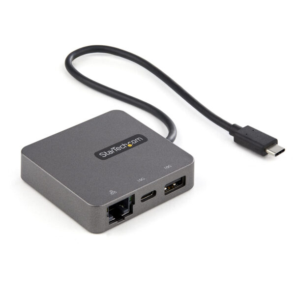 Adaptador Multipuertos USB-C - Docking Station USB Tipo C - HDMI o VGA - con Cable de 29cm - con Puertos USB A y USB Type C