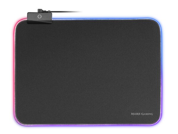 MMPRGBL, Alfombrilla Gaming, RGB Chroma 12 Modos, Nanotextil, Negro