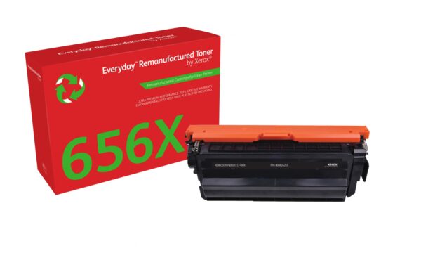 Everyday Tóner Everyday Negro remanufacturado de Xerox es compatible con HP 656X (CF460X), High capacity