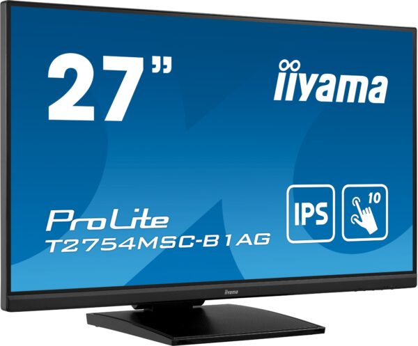 ProLite T2754MSC-B1AG pantalla para PC 68,6 cm (27") 1920 x 1080 Pixeles Full HD LED Pantalla táctil Multi-usuario Negro