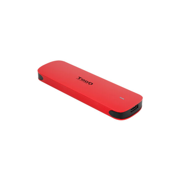 Caja externa para SSD M.2 NVMe, Rojo