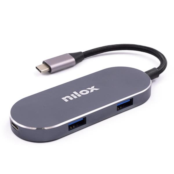 MINI-DOCKING USB-C: HDMI, 3 PUERTOS USB 3.0 Y USBC