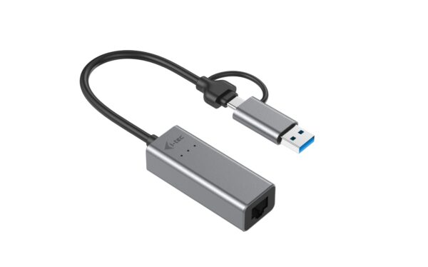 Metal USB-C/USB-A 2.5Gbps Ethernet Adapter