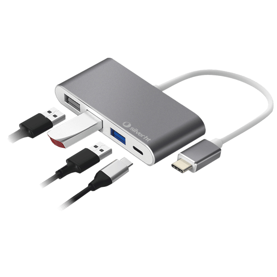 Hub Logan USB-C 4 en 1