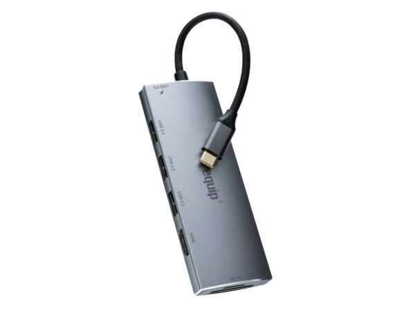 Adaptador multifunción USB-C 7 en 1, HDMI, USB 3.0, TF/MICRO SD, 60W USB PD