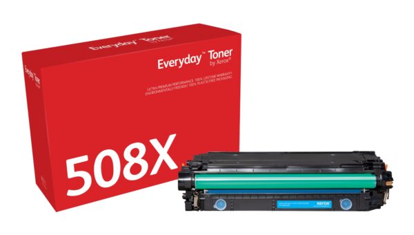 Everyday Toner EverydayCian di Xerox compatibile con HP 508X (CF361X), Capacidad alta