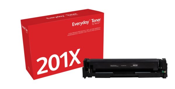 Everyday Toner EverydayNegro di Xerox compatibile con HP 201X (CF400X), Capacidad alta