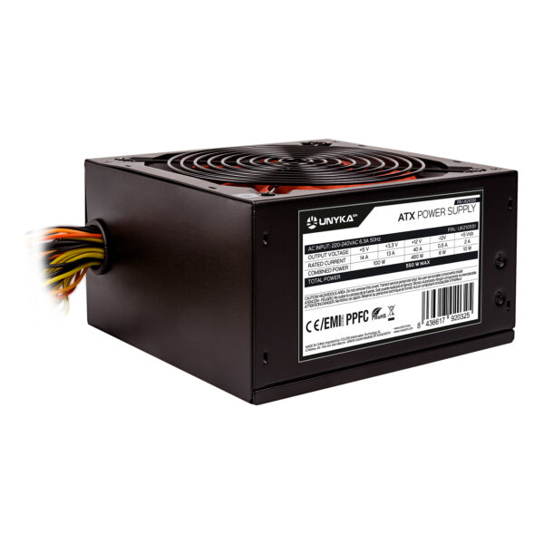 UK210551 unidad de fuente de alimentación 550 W 20+4 pin ATX ATX Negro, Rojo