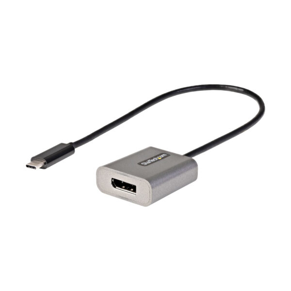 Adaptador USB C a DisplayPort - Conversor USB Tipo C a DisplayPort 1.4 de 8K/4K 60Hz - Convertidor de Vídeo Tipo Dongle USBC a DP para Monitor - Funciona con Thunderbolt 3 - Cable de 30cm