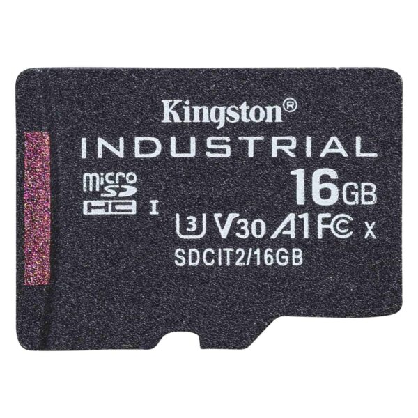 Tarjeta 16GB microSDHC Industrial C10 A1 pSLC paquete individual sin adaptador