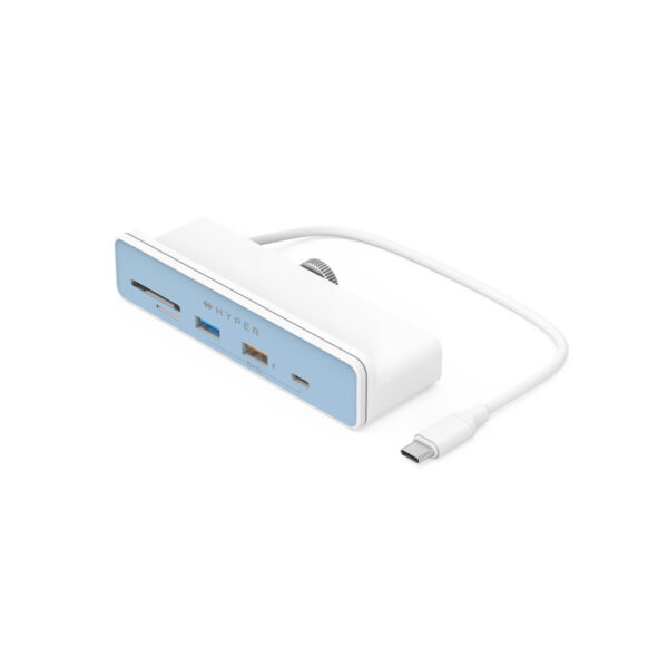 HD34A8 base para portátil y replicador de puertos USB 3.2 Gen 1 (3.1 Gen 1) Type-C Blanco