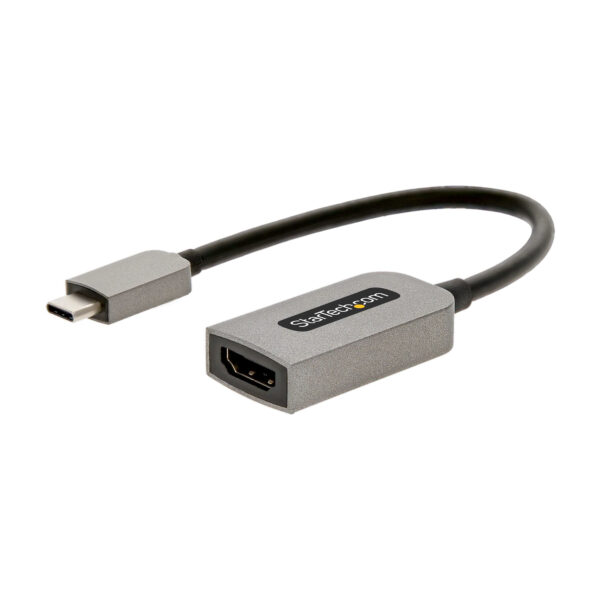 Adaptador USB C a HDMI de Vídeo 4K 60Hz - HDR10 - Conversor Tipo Llave USB Tipo C a HDMI 2.0b Dongle - Convertidor USBC con Modo Alt de DP a Monitor TV o Proyector
