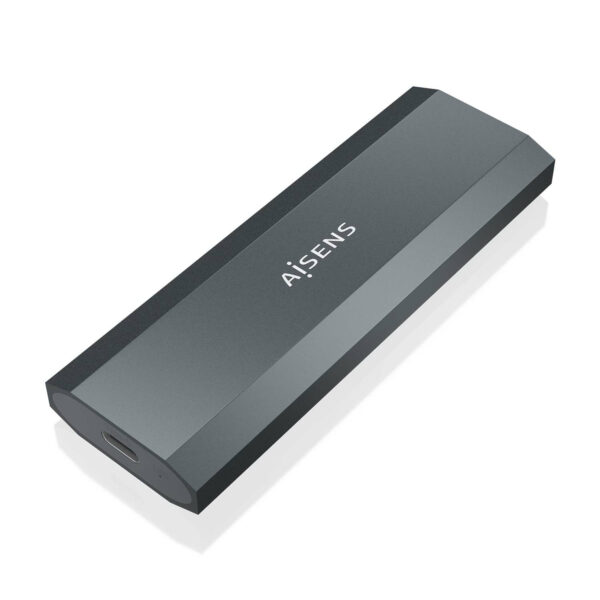 Caja Externa M.2 (NGFF) ASM2-029GR NVMe a USB3.2 Gen2, Gris