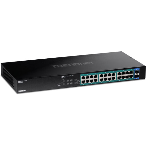 TPE-TG262 switch No administrado L2 Gigabit Ethernet (10/100/1000) Energía sobre Ethernet (PoE) 1U Negro