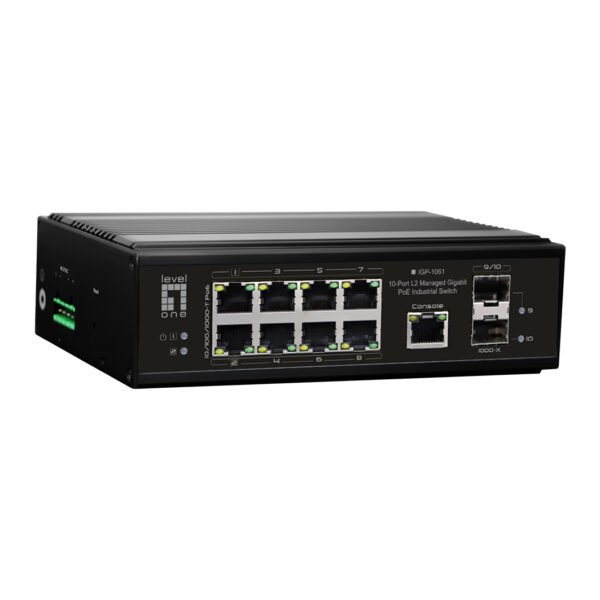 IGP-1061 switch Gestionado L2 Gigabit Ethernet (10/100/1000) Energía sobre Ethernet (PoE) Negro