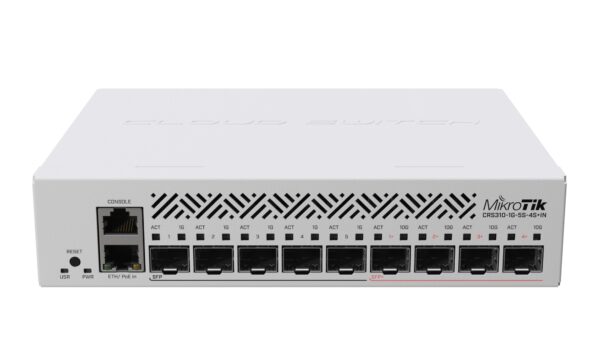 CRS310-1G-5S-4S+IN switch Gestionado L3 Energía sobre Ethernet (PoE) 1U