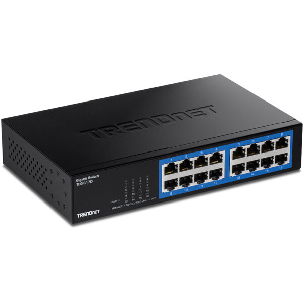 TEG-S17D switch Gigabit Ethernet (10/100/1000) Negro