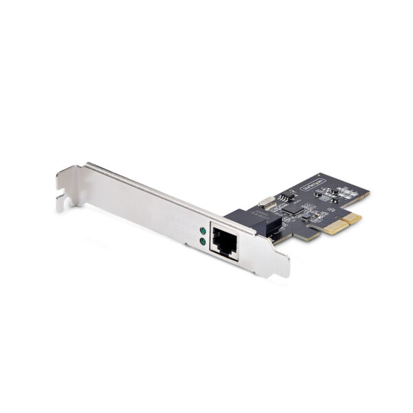 Tarjeta de Red Ethernet NBASE-T PCI Express de 2,5Gbps - Chipset Intel® I225-V - Tarjeta Adaptador de Red Ethernet PCIe - NIC LAN PCI-E para Servidores - Tarjeta LAN