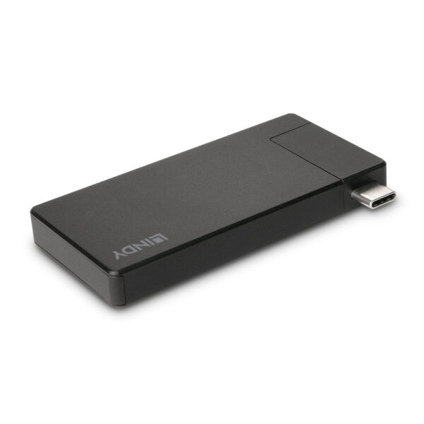 43336 base para portátil y replicador de puertos Alámbrico USB 3.2 Gen 1 (3.1 Gen 1) Type-C Negro