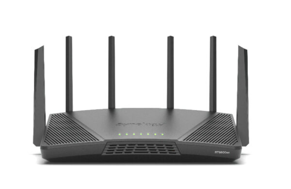 RT6600ax Router WiFi6 1xWAN 3xGbE 1x2.5Gb router inalámbrico Tribanda (2,4 GHz/5 GHz/5 GHz) Negro