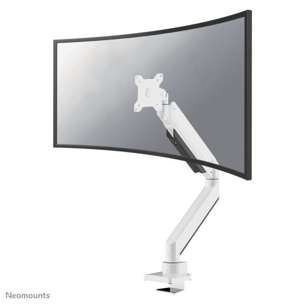 NM-D775WHITEPLUS Brazo de monitor 10-49" - resorte de gas - Topfix - Tope-a-180°