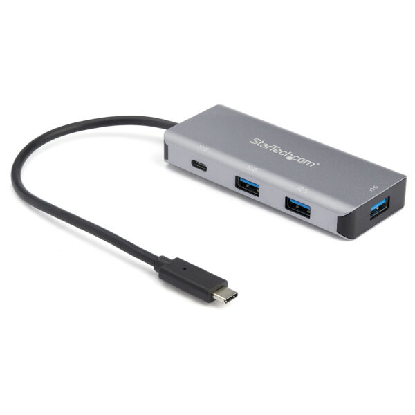 Hub Ladrón USB C con 3 Puertos USB A y 1 Puerto USB C - Concentrador USB Tipo C 3.2 Gen 2 - Alimentado por el Bus USB - Hub Adaptador Compacto USB-C a USB - Hub Ladrón para Ordenador Portátil - de Aluminio