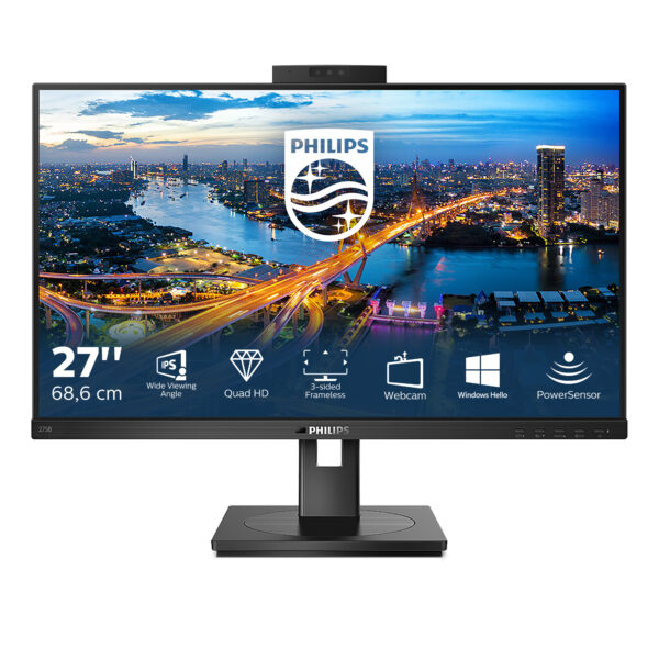 B Line 275B1H/00 pantalla para PC 68,6 cm (27") 2560 x 1440 Pixeles 2K Ultra HD LED Negro
