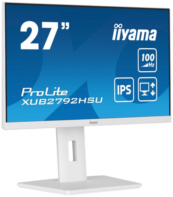 ProLite XUB2792HSU-W6 pantalla para PC 68,6 cm (27") 1920 x 1080 Pixeles Full HD LED Blanco