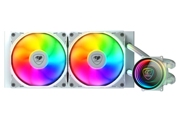 CGR-PSDELRGB-W-240 Carcasa del ordenador Sistema de refrigeración líquida todo en uno Blanco