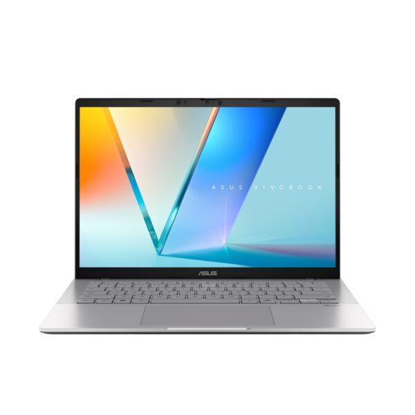 Vivobook S 14 S3407QA-KP015W - Ordenador Portátil 14" WQXGA (Qualcomm Snapdragon X (X1-26-100), 16GB RAM, 1TB SSD, Qualcomm Adreno GPU, Windows 11 Home) Plata Fría - Teclado QWERTY español