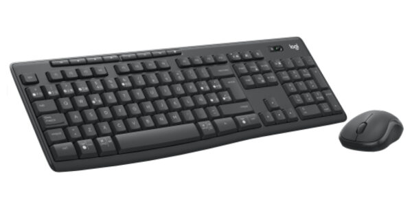 920-012071 teclado Ratón incluido Oficina Bluetooth QWERTY Español Grafito