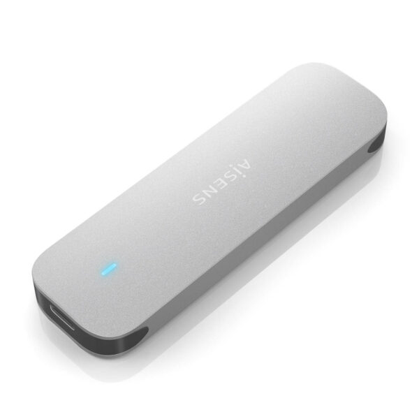 Caja Externa M.2 (NGFF) ASM2-025SL NVMe a USB3.2 Gen2, Plata