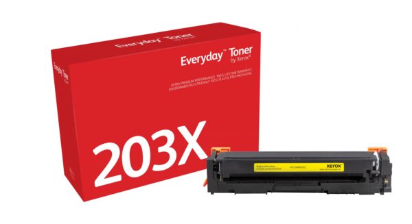 Everyday Toner EverydayAmarillo di Xerox compatibile con HP 203X (CF542X), Capacidad alta