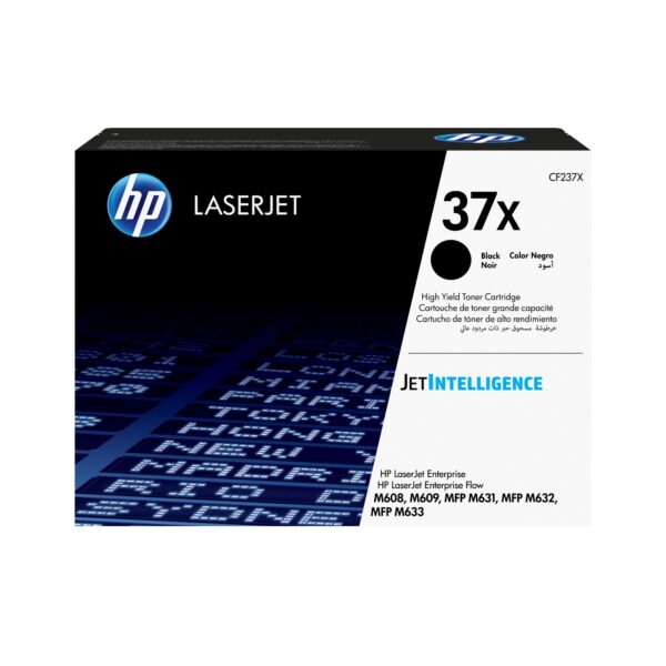 Cartucho de tóner original LaserJet 37X de alta capacidad negro