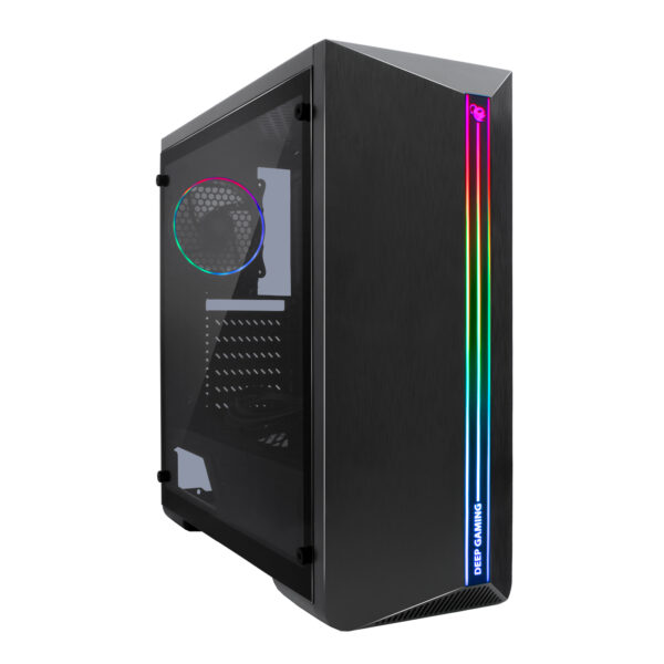 DEEPGAMING CAJA ATX A200 USB 3.2 GEN1 SIN FTE. ARGB + 1 VENTILADOR IRIS