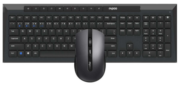 8210M teclado Ratón incluido Universal Bluetooth QWERTY Negro