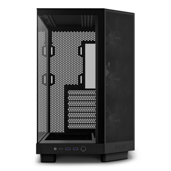 H6 Flow RGB Midi Tower Negro