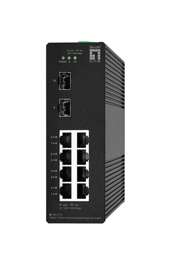 IGS-2110 switch Gestionado L2 Gigabit Ethernet (10/100/1000) Negro