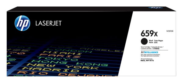 LaserJet Cartucho de tóner Original 659X negro de alta capacidad